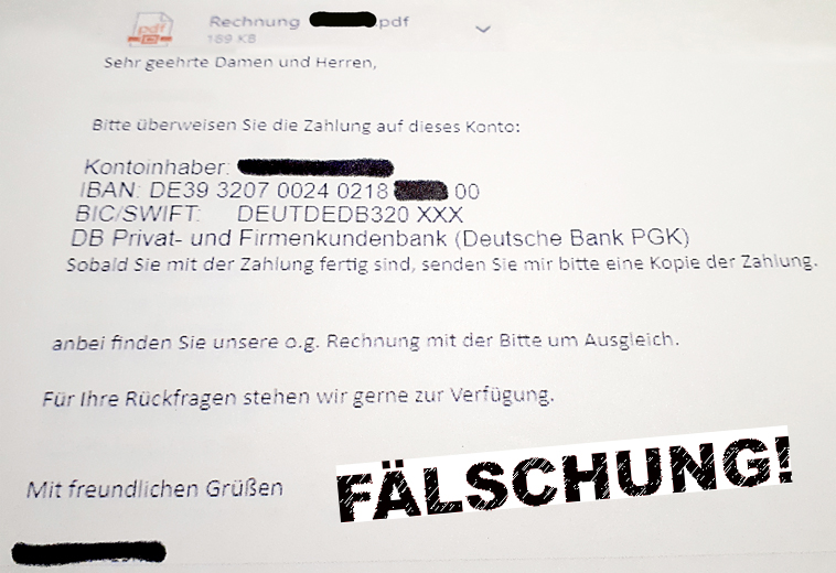 Gefälschter Brief